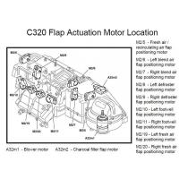 MERCEDES 203 KLİMA HAVA YÖN MOTORU (STEP MOTOR)TAMİR TAKIMI (2 ADET) A 2038300033