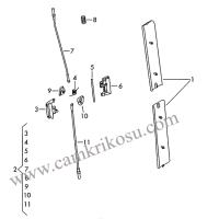 VOLKSWAGEN CRAFTER SÜRGÜLÜ CAM TAMİR SETİ 2006-2016 (OEM CODE: 2E1847733-2E1 847 733)