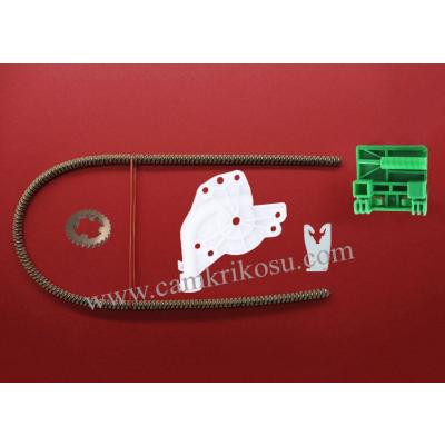 (2001-2007) RENAULT LAGUNA 2 SPİRALLİ CAM KRİKO TAMİR SETİ ARKA SOL (MOTOR KAPAKLI) (OEM CODE: 8200000557-8200305720-8200008329-8201264452-8200485201)