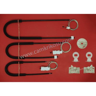 (2002-2009) RENAULT VELSATIS CAM KRİKO TAMİR SETİ ÖN SOL (AYAK YUVALI) (OEM CODE: 8200008327-8200008324-8200722827)