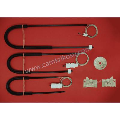 (2002-2009) RENAULT VELSATIS CAM KRİKO TAMİR SETİ ÖN SOL (OEM CODE: 8200008327-8200008324-8200722827)