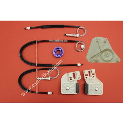 (2002-2009) VOLKSWAGEN POLO 4 CAM KRİKOSU TAMİR SETİ ÖN SAĞ BÜTÜN AYAKLI VE MOTOR KAPAKLI (OEM CODE: 6Q4837756-6Q4837462)