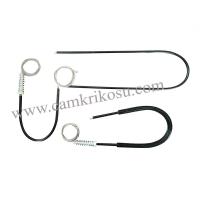 (2008-2011) AUDİ A5 COUPE CAM KRİKO TELİ ÖN SOL-SAĞ (OEM CODE: 8T0837461-8T0837462)