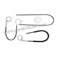 (2008-2011) AUDİ A5 COUPE CAM KRİKOSU TAMİR SETİ ÖN SOL (OEM CODE: 8T0837461)