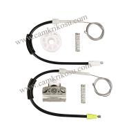 (1992-1998) MERCEDES BENZ W140 CAM KRİKOSU TAMİR SETİ ARKA SAĞ (RAY PLASTİKLİ ZAMAK AYAK) (OEM CODE: A1407301246)