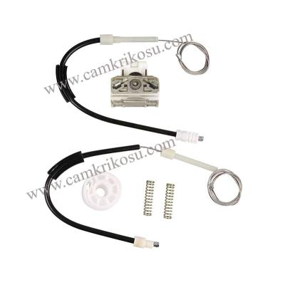 (1992-1998) MERCEDES BENZ W140 CAM KRİKOSU TAMİR SETİ ARKA SOL (RAY PLASTİKLİ ZAMAK AYAK) (OEM CODE: A1407301146)