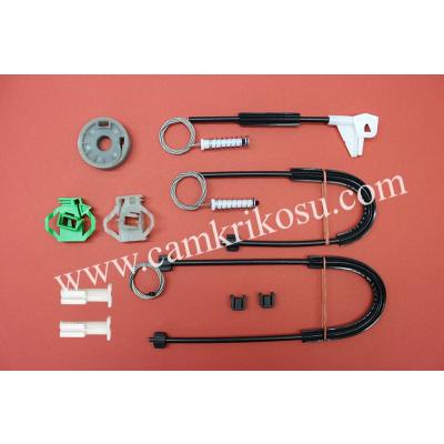 (1993-2002) SEAT CORDOBA CAM KRİKO TAMİR SETİ ÖN SAĞ (PLASTİK SEKMANI VE FİŞEK GERDİRMESİ) (OEM CODE: 6K4837402P)