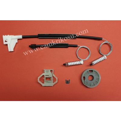 (1995-2002) VOLKSWAGEN POLO CLASSİC CAM KRİKOSU TAMİR SETİ ARKA SAĞ (PLASTİK SEKMANLI) (OEM CODE: 6K4 839 402-6K4839402G)