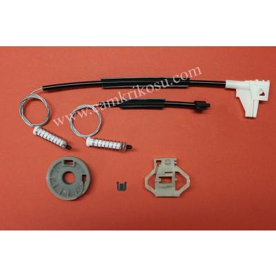 (1995-2002) VOLKSWAGEN POLO CLASSİC CAM KRİKOSU TAMİR SETİ ARKA SOL (PLASTİK SEKMANLI) (OEM CODE: 6K4 839 401-6K4839401G)