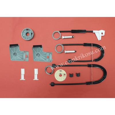 (1995-2002) VOLKSWAGEN POLO CLASSİC CAM KRİKOSU TAMİR SETİ ÖN SAĞ (BÜTÜN PLASTİKLİ,PLASTİK SEKMANI VE FİŞEK GERDİRMESİ) (OEM CODE: 6K4 837 402-6K4837402G)
