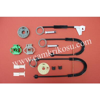 (1995-2002) VOLKSWAGEN POLO CLASSİC CAM KRİKOSU TAMİR SETİ ÖN SAĞ (PLASTİK SEKMANI VE FİŞEK GERDİRMESİ) (OEM CODE: 6K4 837 402-6K4837402G)