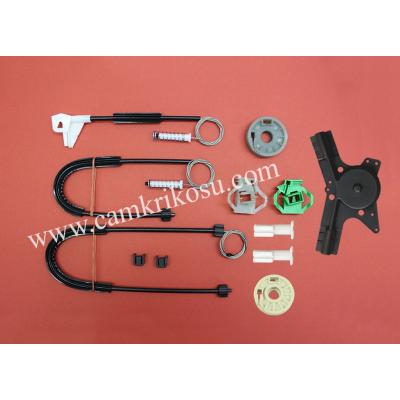 (1995-2002) VOLKSWAGEN POLO CLASSİC CAM KRİKOSU TAMİR SETİ ÖN SOL (MOTOR KAPAĞI, PLASTİK SEKMANI VE FİŞEK GERDİRMESİ) (OEM CODE: 6K4 837 401-6K4837401G)