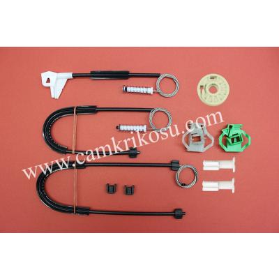 (1995-2002) VOLKSWAGEN POLO CLASSİC CAM KRİKOSU TAMİR SETİ ÖN SOL (PLASTİK SEKMANI VE FİŞEK GERDİRMESİ) (OEM CODE: 6K4 837 401-6K4837401G)