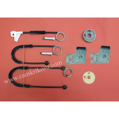 (1995-2002) VOLKSWAGEN POLO CLASSİC CAM KRİKOSU  TAMİR SETİ ÖN SOL (BÜTÜN PLASTİKLİ LAB) (OEM CODE: 6K4 837 401-6K4837401G)
