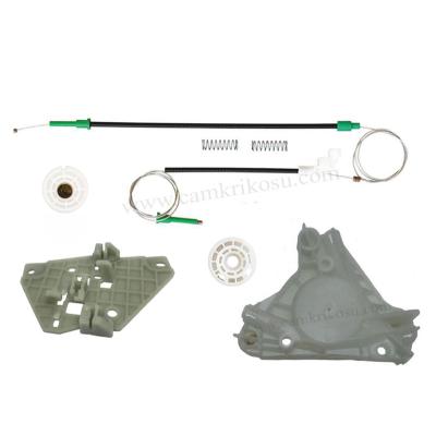 (95-04) MİTSUBİSHİ CARİSMA CAM KRİKO TAMİR SETİ MOTOR KAPAKLI VE KÖŞE MAKARALI ÖN SAĞ (OEM CODE: MR912460-MR100762)