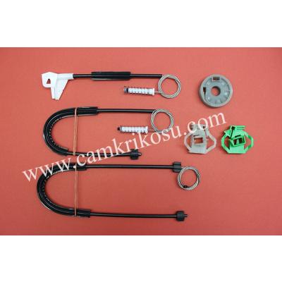 (1996-2003) VOLKSWAGEN CADDY CAM KRİKO TAMİR SETİ ÖN SOL (OEM CODE: 6K4837401P)