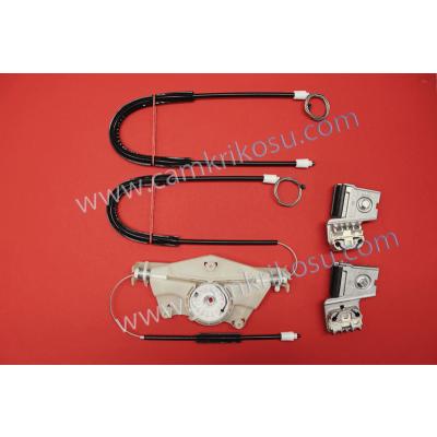 (1997-2003) VOLKSWAGEN GOLF 4-BORA CAM KRİKOSU TAMİR SETİ ÖN SOL (KAPAKLI & METAL AYAKLI) (OEM CODE: 1J4837461)