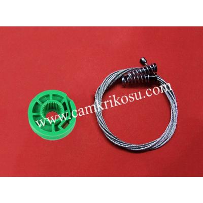 (1998-2004) AUDİ A6 C5 TYP 4B CAM KRİKOSU TAMİR SETİ ARKA SOL (OEM CODE: 4B0839397-4B0839461)