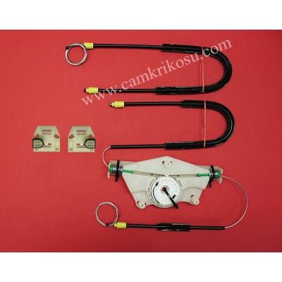 (1999-2007) SKODA FABİA CAM KRİKO TAMİR SETİ ÖN SOL MOTOR KAPAKLI (OEM CODE: 6Y0837755-6Y1837461)