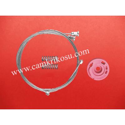 BMW E38 (1995-2001) 7 SERİSİ CAM KRİKO TAMİR SETİ ARKA SAĞ (OEM CODE: 51358125204-51358229206)