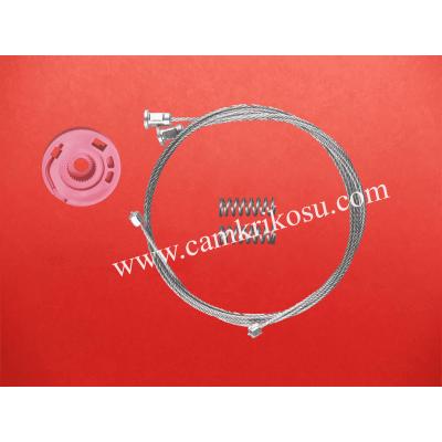 BMW E38 (1995-2001) 7 SERİSİ CAM KRİKO TAMİR SETİ ARKA SOL (OEM CODE: 51358125203-51358229205)