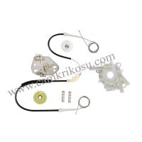 MERCEDES BENZ AXOR (2001-2004)-ATEGO (1998-2004) CAM KRİKOSU TAMİR SETİ MOTOR KAPAKLI VE KÖŞE SETLİ ÖN SAĞ (OEM CODE: 9737200446)