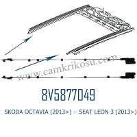 SEAT LEON 3 (5F) (2013>) SUNROOF AYAĞI (1 TAKIM) (OEM CODE: 5G6877049- 8V3877049-8V5 877049-5GM877045-5GM877049)