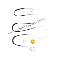 (1995-2001) BMW 7 SERİSİ E38 CAM KRİKO TAMİR SETİ ÖN SAĞ (OEM CODE: 51338205634-51338125202-51338229204)